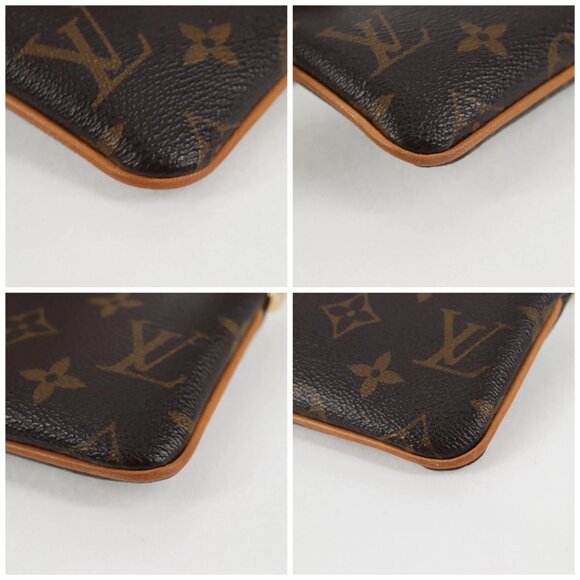 LOUIS VUITTON Monogram Chain Pochette Mila MM Pouch M60094 Auth 133662V - Picture 16 of 16